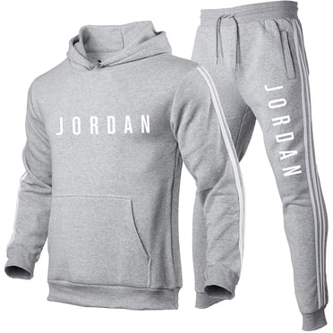 2021-2022 Track Suits for Men Set, Jordan Fashion Hoodie and Jogging Pants, Polyester Fiber, S-3xl