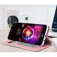 thumbnail image 3 of Case for LG X Power 3, [Rose Gold/Brown] Infolio Wallet Credit Card Slot ID Cover, View Stand [Magnetic Closure, Wrist Strap Lanyard] for LG X Power 3 (2018) MSM8917, 3 of 6