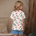 thumbnail image 4 of Zpanxa T-Shirts d'Été pour Filles Imprimé Manches Courtes T-Shirt Col Rond Tee avec Polyester Spandex 4 Ans, 4 of 7