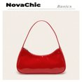 thumbnail image 2 of LNGOOR Sac Hobo en Pu Rouge Fluorescent Funky Sac Assorti Cadeaux Tenue Parfaite pour Robe Robe de Mariage Robes Formelles pour Femmes Robe de Bal Robe Robe d'Anniversaire, 2 of 7