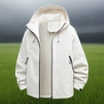 thumbnail image 4 of Yuyuzo Womens Rain Jacket Waterproof Lightweight Windbreaker Jacket Plus Size Raincoat with Pockets, 4 of 7