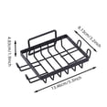 thumbnail image 4 of Product category Rack Storage Shelf - Shower Organizer with Soap Holder and Stainless Steel - No-Drill Wall Mounted Rack for Bathroom Dorm Kitchen, 4 of 5