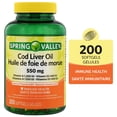 thumbnail image 2 of Spring Valley Cod Liver Oil 550 mg, 2 of 6