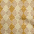 thumbnail image 1 of oneOone Cotton Flex Brown Fabric Check Craft Projects Decor Fabric Printed By The Yard 40 Inch Wide, 1 of 5