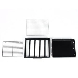 Grill pliant en acier inoxydable portatif BBQ Charcoal Grill pour le camping en plein air