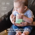 thumbnail image 3 of Olababy Silicone Training Cup with Straw Lid | Babies Water Drinking Cup | 6+ Mo Infant To 12-18 Months Toddler | Sippy Cup For Kids & Smoothie Cup | Baby Led Weaning (Lemon 5 oz), 3 of 5