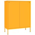 thumbnail image 3 of vidaXL Armoire à Tiroirs Jaune Moutarde 80x35x101,5 cm Acier, 3 of 5