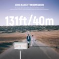 thumbnail image 4 of NEEWER Wireless Lavalier Microphone for iPhone Android Tablet PC Laptop 131ft/40m Range Noise Cancellation Omnidirection, 4 of 9