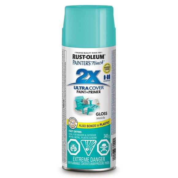 Rust-Oleum® Painter's Touch 2X Ultra Cover Multi-Purpose Aerosol Spray Paint & Primer, Gloss, 340g