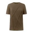 thumbnail image 3 of Plebaso Hauts Décontractés pour Femmes T-Shirts Plissés à Manches Courtes Col Rond Tee Confortable Chemisiers d'Été pour Femmes, 3 of 5