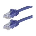 thumbnail image 1 of Monoprice FLEXboot Series - Câble Patch - RJ-45 (m) à RJ-45 (m) - 1 Pieds - UTP - CAT 6 - Démarré, Sans Accroc, Strié - Violet, 1 of 2