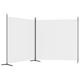 thumbnail image 3 of vidaXL 2-Panel Room Divider White 348x180 cm Fabric, 3 of 5
