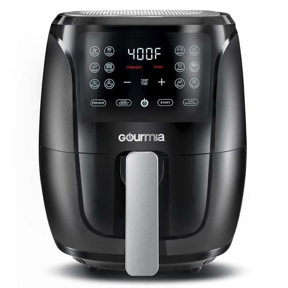 Gourmia 3.7 L / 4 Qt Digital Air Fryer with 12 Functions and Guided Cooking