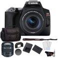 thumbnail image 1 of Canon EOS Rebel SL3 DSLR Camera with 18-55mm Lens (Black) Starter Bundle(International Model), 1 of 7