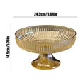 thumbnail image 3 of Birdeem Plateau à Fruits Transparent pour la Maison Salon Table Basse Mode Mettre Collations Bonbons Noix Fruits Secs Boîte de Rangement, 3 of 6