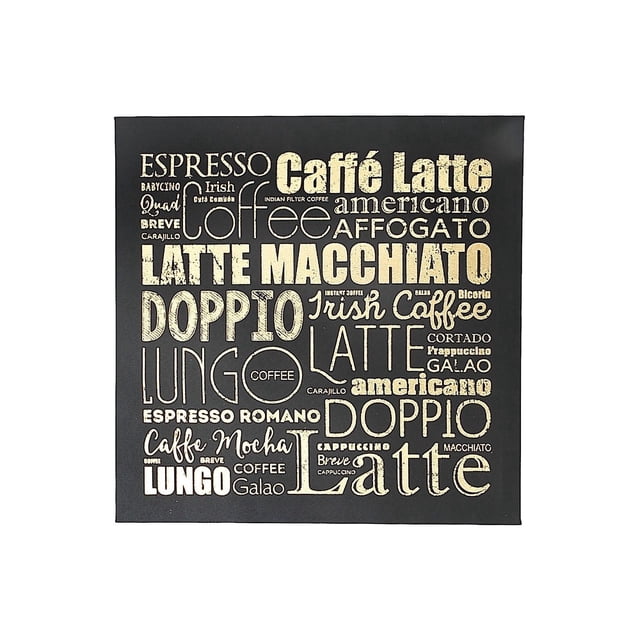 Art Mural En Toile Avec Café Au Latte