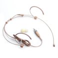 thumbnail image 4 of Beige Double Earhook Headset Mic Headworn Microphone 3.5mm 3 Pin 4 Pin Xlr S(for Shure), 4 of 8