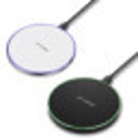 Maoww 10W intelligent QI wireless charger metal simple circular desktop mobile phone wireless fast charging