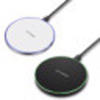Maoww 10W intelligent QI chargeur sans fil métal simple circulaire de bureau téléphone mobile sans fil charge rapide
