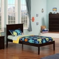 thumbnail image 1 of Madison Twin Solid Wood Platform Bed in Espresso, 1 of 9
