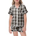 thumbnail image 2 of Winter Outfits Teens Girls Outfits Hildren's Shirt And Pants Set Christmas Pyjamas Set With Pockets Christmas Set, 2 of 4