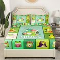 thumbnail image 2 of Erosebridal Drap-Housse Grenouille Prince Simple, Ensemble de Draps-Housse Conte de Fées Simple, Décor Animal Patchwork, 2 Pcs (Sans Drap Plat), 2 of 6