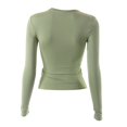thumbnail image 5 of T-Shirts pour Femmes à Manches Longues T-Shirt de Sport pour Femmes T-Shirt à Manches Longues T-Shirt à Manches Longues Col Rond Crop Top T-Shirts à Manches Longues T-Shirts T-Shirt en Spandex T-Shirt Basique Uni Basiques pour Femmes à Manches Longues Femmes Course, 5 of 5