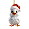 thumbnail image 2 of Meitianfacai Cute Rooster Car Pendant Home Tree Decoration Christmas Tree Ornament Home Decor, 2 of 6