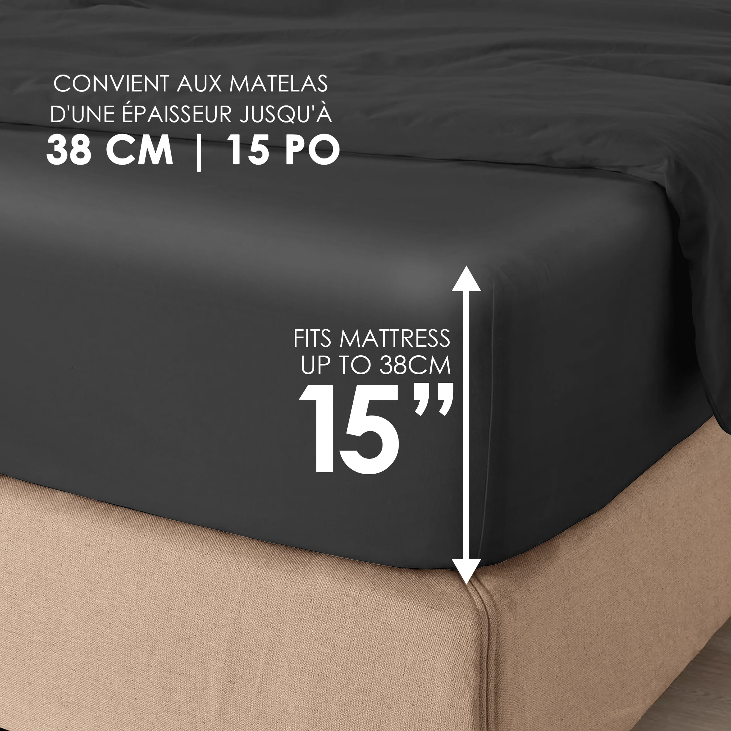 Hometrends 400 Thread Count 100% Cotton Sheet Set