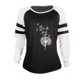 thumbnail image 3 of CEHVOM Mode Femmes Décontracté Col Rond à Empiècements Imprimé T-shirt à Manches Longues, 3 of 4