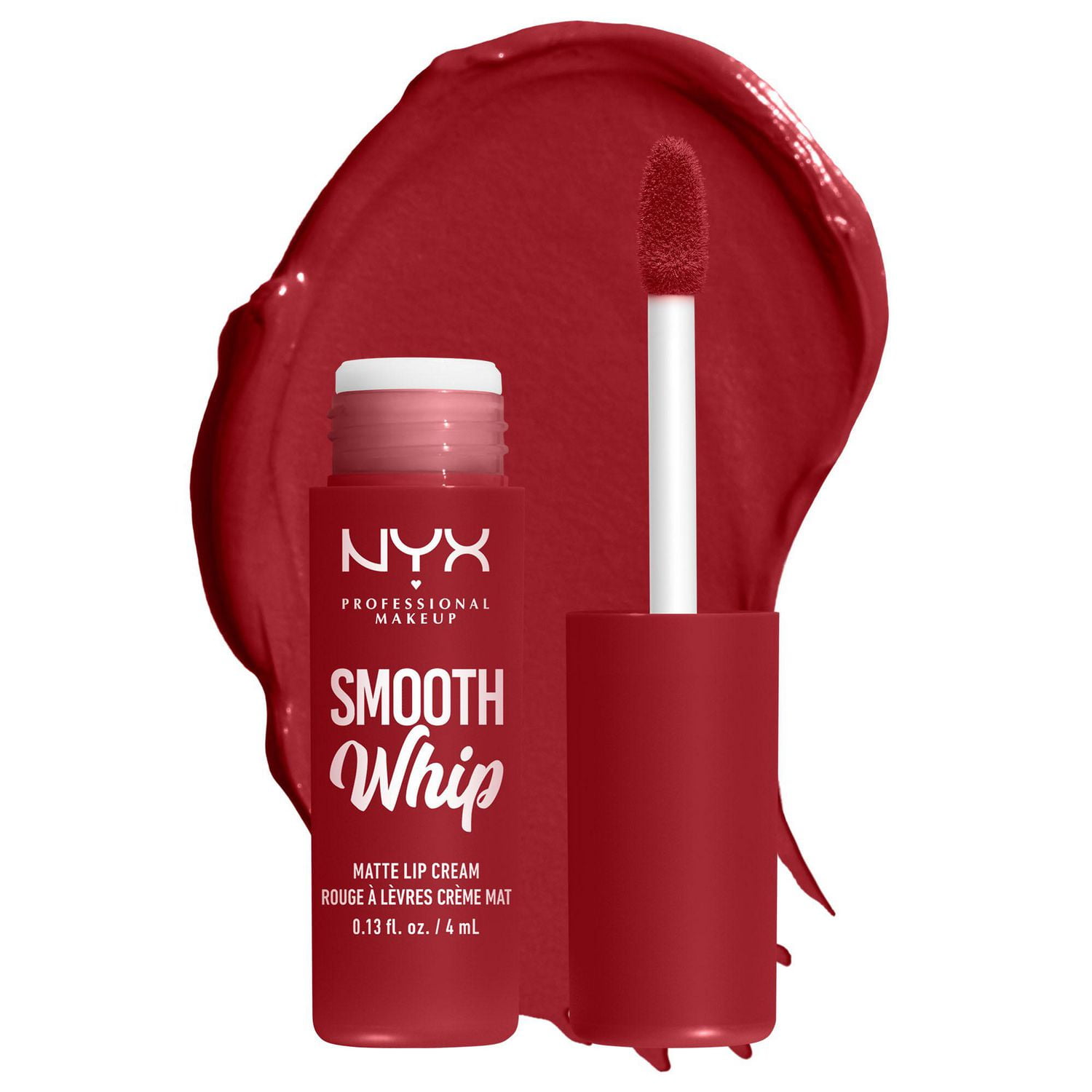 NYX PROFESSIONAL MAKEUP , Smooth Whip, Rouge à Lèvres Crème Mat, Beurre de Karité + Beurre de Cacao, Formule Végane