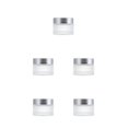 thumbnail image 1 of stanreset Matte Cosmetic Face Pots Durable Odorless And Multipurpose Packaging Silver silvery 30g,1 5Set, 1 of 6