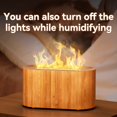 thumbnail image 4 of Analog Flame Shape Humidifier, Aromatherapy Diffuser, Can Add Essential Oils As Aroma Diffuser, Adjustable Lighting (seven-color Ambient Light) USB Power Supply,, 4 of 12