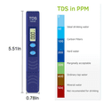 thumbnail image 2 of TDS Meter, Electronic Water Tester with 0-9990 PPM Measurement Range,Digital Water Test Pen for Farming, Aquariums,Pools, 2 of 6