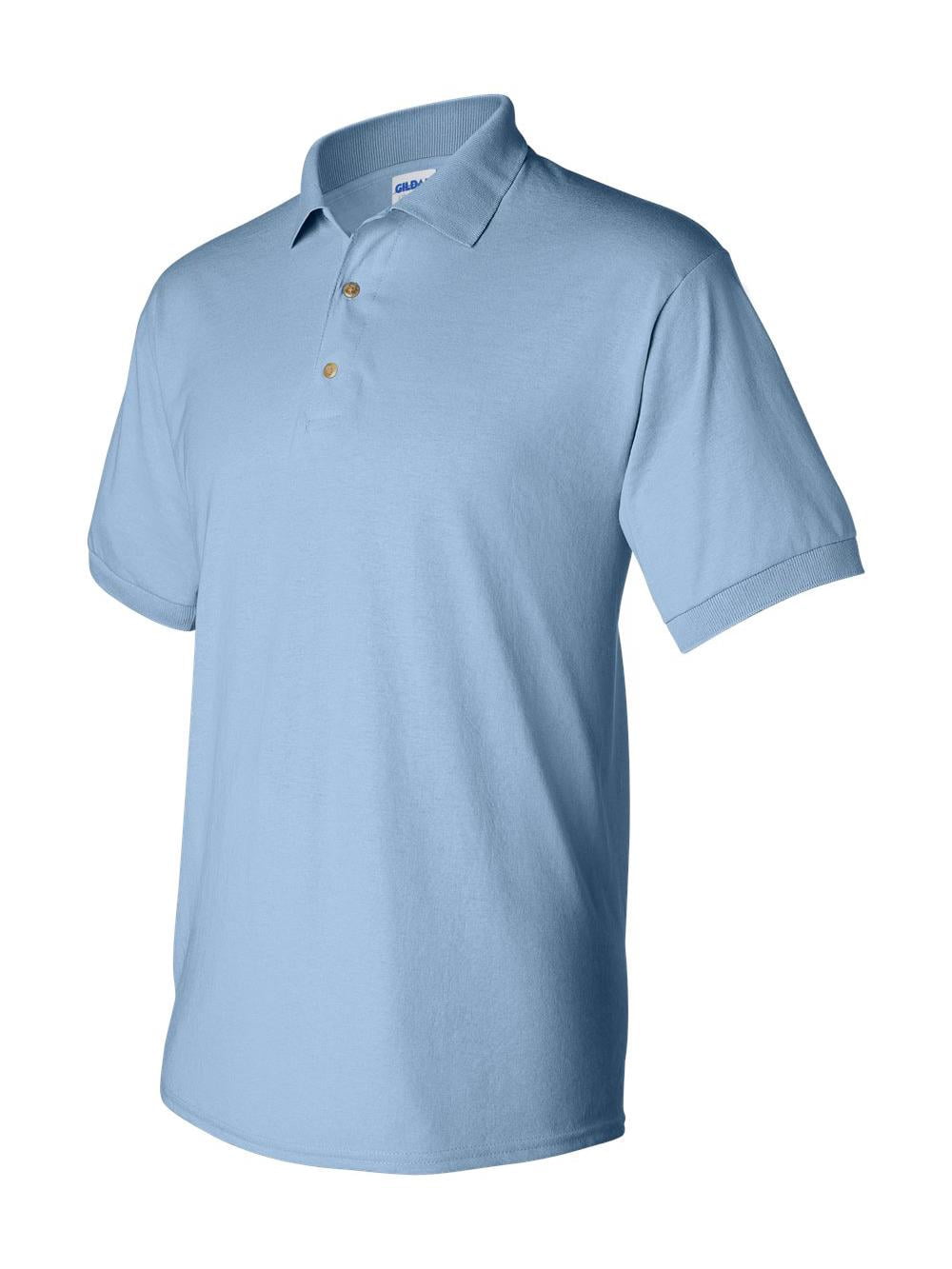 Gildan - DryBlend Jersey Polo - 8800 - Light Blue - Size: 2XL