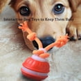 thumbnail image 2 of Yobensun Dog Toy-utomatic Dog Walker Interactive Waggle Ball Toy, with Speedy Rolling Action and Wagging Rope, Bite & Wear-Resistant, USB Rechargeable (Red), 2 of 7
