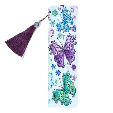 DIY diamond painting bookmark special-shaped diamond tassel bookmark book page marker butterfly