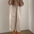 thumbnail image 1 of LOVZFMLL Combinaison pour Femme, Imprimée d'Été Sans Manches, Dos Nu, Ample, Longue, Beige, TG, 1 of 4