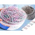 thumbnail image 3 of LNGOOR 160/500 Pcs Trombones Colorés Fournitures de Bureau Grande Boîte de Rangement pour Signets Trombones Support de Trombone en Acier Inoxydable Convient pour Bureau Pince à Papier avec Rangement de Papier, 3 of 7