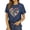 Navy, variant on JIRNDf T Shirts For Women Tops Trendy Summer Book Reading Teacher Book Lovers Rainbow Casual Short Sleeve Cute Graphic Tees For Women Shirts Purple M