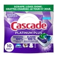 thumbnail image 1 of Cascade Platinum Plus Action Pacs, Dishwasher Detergent, Fresh, 10ct, 1 of 19