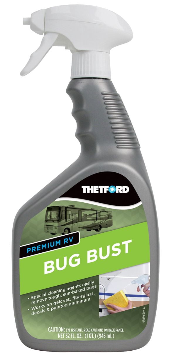 Thetford Bug And Tar Remover 32613 Use To Remove Toughest Sun-Baked Bug Stains; Liquid; 32 Ounce Spray Bottle; Single