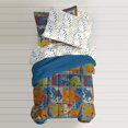 thumbnail image 3 of Dream Factory Dinosaur Blocks Ultra Soft Microfiber Boys Comforter Set Blue Twin, 3 of 5