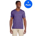 thumbnail image 1 of Gildan T-Shirt Col en V pour Hommes Softstyle - G64V (Lot de 2), 1 of 1
