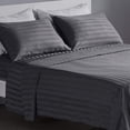 thumbnail image 3 of 900 Thread Count 3 Piece ( 1-Fitted Sheet + 2 - Pillow Cases ) Fitted Sheet 27 Inch Deep Pocket 100% Egyptian Cotton Stripe Pattern, 3 of 4