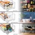 thumbnail image 2 of Sorbus Fridge Drawers - Clear Stackable Pull Out Refrigerator Organizer Bins - Food Storage Containers for Kitchen, Refrigerator, Freezer & Vanity (2 Pack | Large), 2 of 7