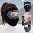 thumbnail image 2 of Winter Windproof Ski Mask Warmer Gear Full Face Hood + Goggles Q9C3, 2 of 8