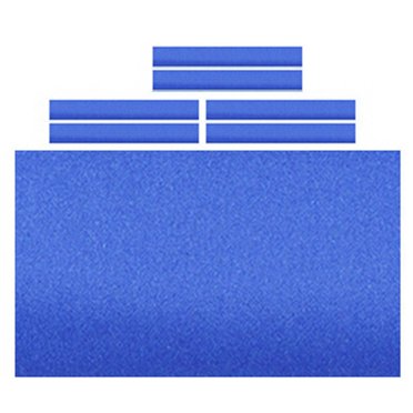 Wool Blend Billiard Cloth Pool Table Felt for 7' 8' 9' Pool Table Pre Cut Bed & 9ft Blue