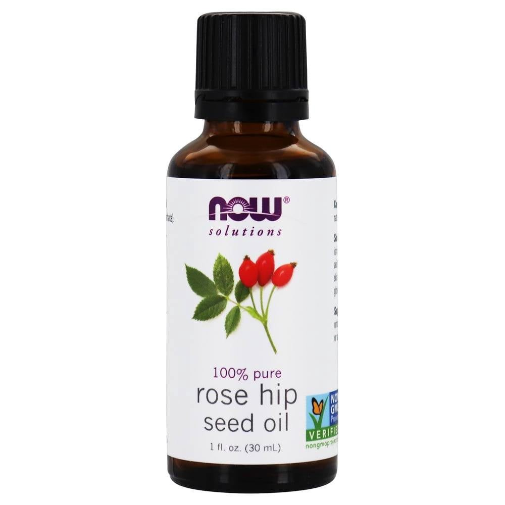 NOW Foods - 100% Pure Essential Oil Rose Hip Seed Oil - 1 fl. oz.