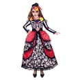 thumbnail image 1 of Day of the Dead Costume for Girls, Large Size, Partyholic, 1 of 4